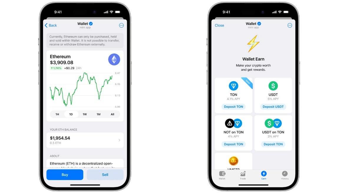 New Telegram Wallet Features